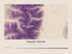 Grand Teton — Contour Colour print in Plum & Clay (landscape)