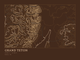 Grand Teton — Ink print in Desert Dark (landscape)