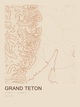 Grand Teton — Ink print in Desert Light