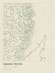 Grand Teton — Ink print in Ranger Light