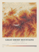 Great Smoky Mountains — Contour Colour print in Ember & Ochre