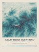 Great Smoky Mountains — Contour Colour print in Fjord