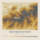 Great Smoky Mountains — Contour Colour print in Saffron & Slate (square)