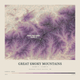 Great Smoky Mountains — Contour Colour print in Plum & Clay (square)