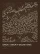 Great Smoky Mountains — Ink print in Atlas Dark