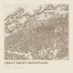 Great Smoky Mountains — Ink print in Atlas Light (square)
