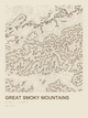 Great Smoky Mountains — Ink print in Atlas Light