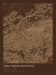Great Smoky Mountains — Ink print in Desert Dark