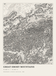 Great Smoky Mountains — Ink print in Ink Light