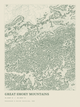 Great Smoky Mountains — Ink print in Ranger Light