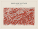 Great Smoky Mountains — Red Relief print in Ember & Ochre (landscape)