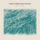 Great Smoky Mountains — Red Relief print in Alpine Teal (square)