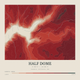 Half Dome — Contour Colour print in Red Earth (square)