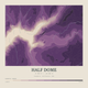 Half Dome — Contour Colour print in Plum & Clay (square)