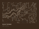Half Dome — Ink print in Atlas Dark (landscape)