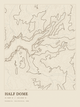 Half Dome — Ink print in Atlas Light