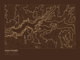 Half Dome — Ink print in Desert Dark (landscape)