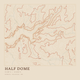 Half Dome — Ink print in Desert Light (square)