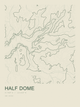 Half Dome — Ink print in Ranger Light