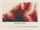 Kalalau Trail — Contour Colour print in Red Earth (landscape)