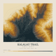 Kalalau Trail — Contour Colour print in Saffron & Slate (square)