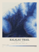 Kalalau Trail — Contour Colour print in Ultramarine