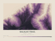 Kalalau Trail — Contour Colour print in Plum & Clay (landscape)