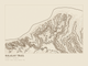 Kalalau Trail — Ink print in Atlas Light (landscape)