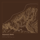 Kalalau Trail — Ink print in Desert Dark (square)