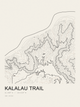 Kalalau Trail — Ink print in Ink Light