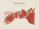 Kalalau Trail — Red Relief print in Ember & Ochre (landscape)