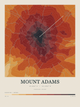 Mount Adams — Contour Colour print in Ember & Ochre