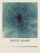 Mount Adams — Contour Colour print in Graphite