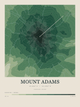 Mount Adams — Contour Colour print in Forest Floor