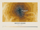 Mount Adams — Contour Colour print in Saffron & Slate (landscape)