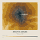 Mount Adams — Contour Colour print in Saffron & Slate (square)