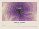 Mount Adams — Contour Colour print in Plum & Clay (landscape)