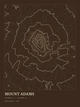 Mount Adams — Ink print in Atlas Dark