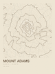 Mount Adams — Ink print in Atlas Light
