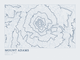 Mount Adams — Ink print in Blueprint Light (landscape)