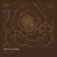 Mount Adams — Ink print in Desert Dark (square)