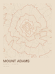 Mount Adams — Ink print in Desert Light