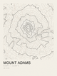 Mount Adams — Ink print in Ink Light