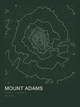 Mount Adams — Ink print in Ranger Dark
