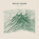 Mount Adams — Red Relief print in Forest Floor (square)