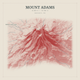 Mount Adams — Red Relief print in Red Earth (square)
