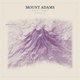 Mount Adams — Red Relief print in Plum & Clay (square)
