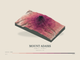 Mount Adams — Terrain Relief print in Rose & Stone (landscape)