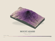 Mount Adams — Terrain Relief print in Plum & Clay (landscape)