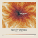 Mount Rainier — Contour Colour print in Ember & Ochre (square)